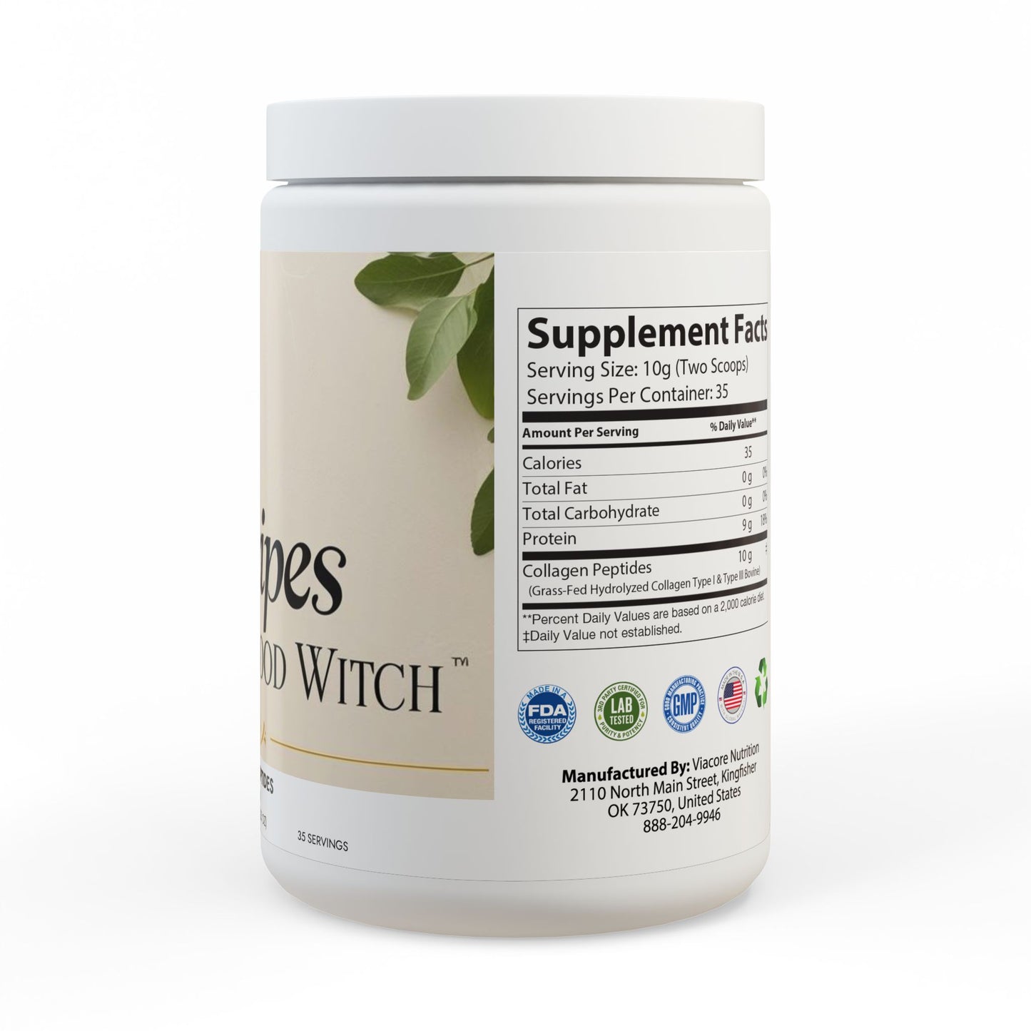 Collagen Peptides Type I & III Supplement (350g, 12.3oz)