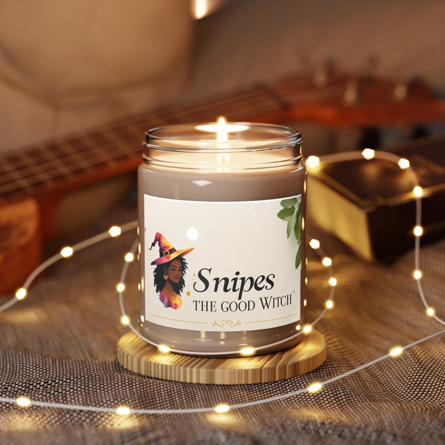 Snipes The Good Witch Scented Candle | Witchy Home Decor, Cozy Gift, Aromatherapy, Ritual Candles, Halloween Decor