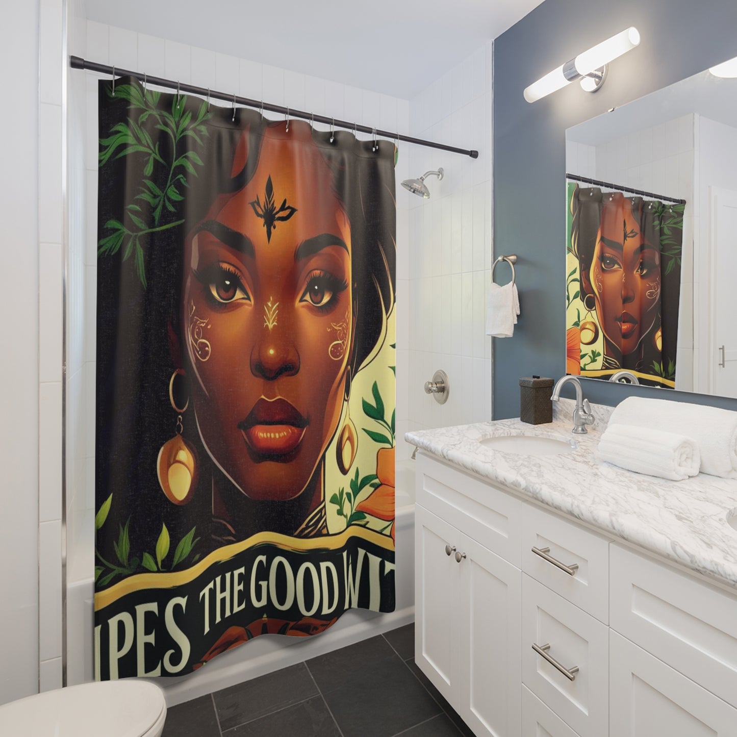 Copy of Vibrant Travel-Themed Shower Curtain, Stylish Bathroom Décor, Unique Home Makeover, Gift Idea for Travelers, Fun Housewarming Essentials