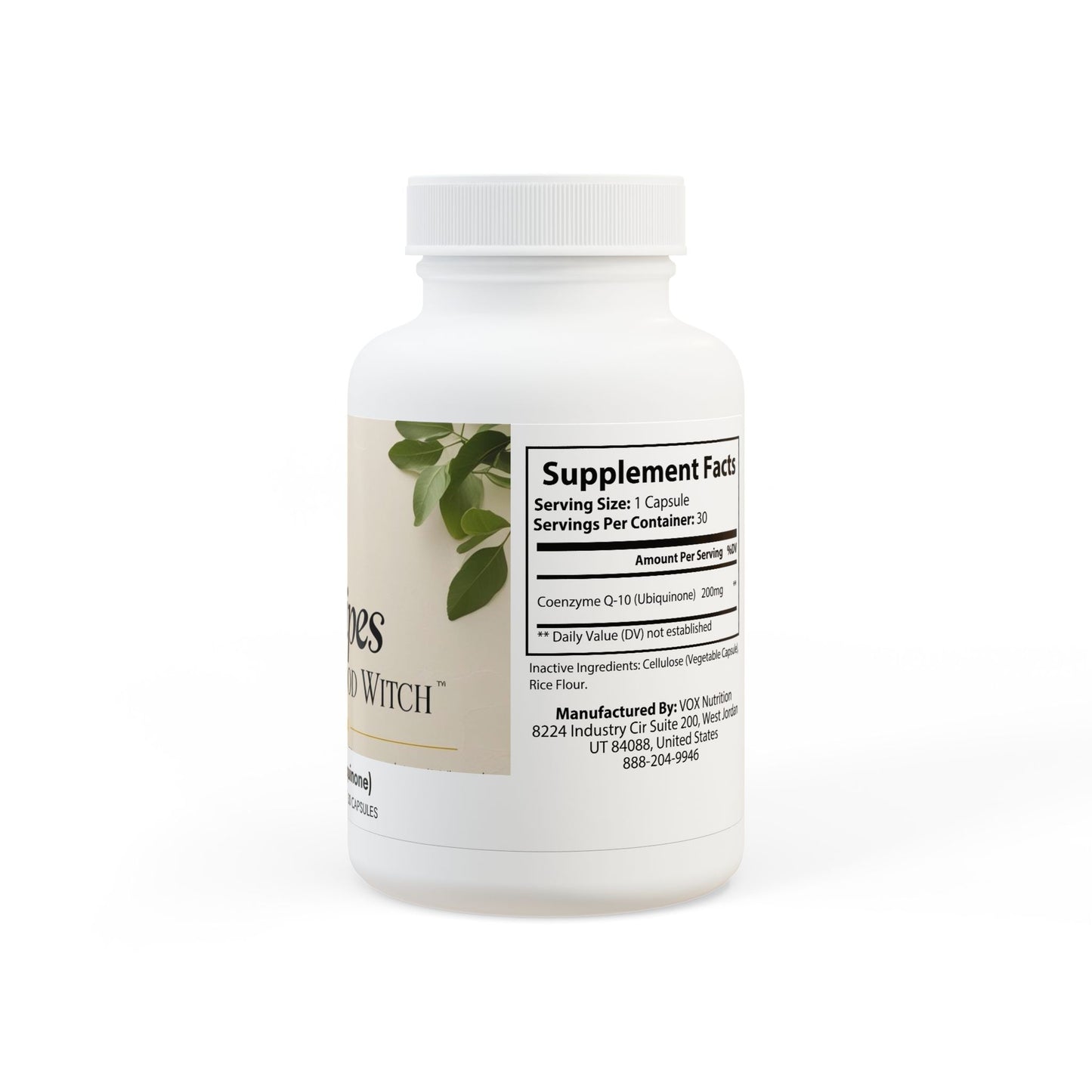 CoQ10 (Ubiquinone) Supplement (30 Capsules)