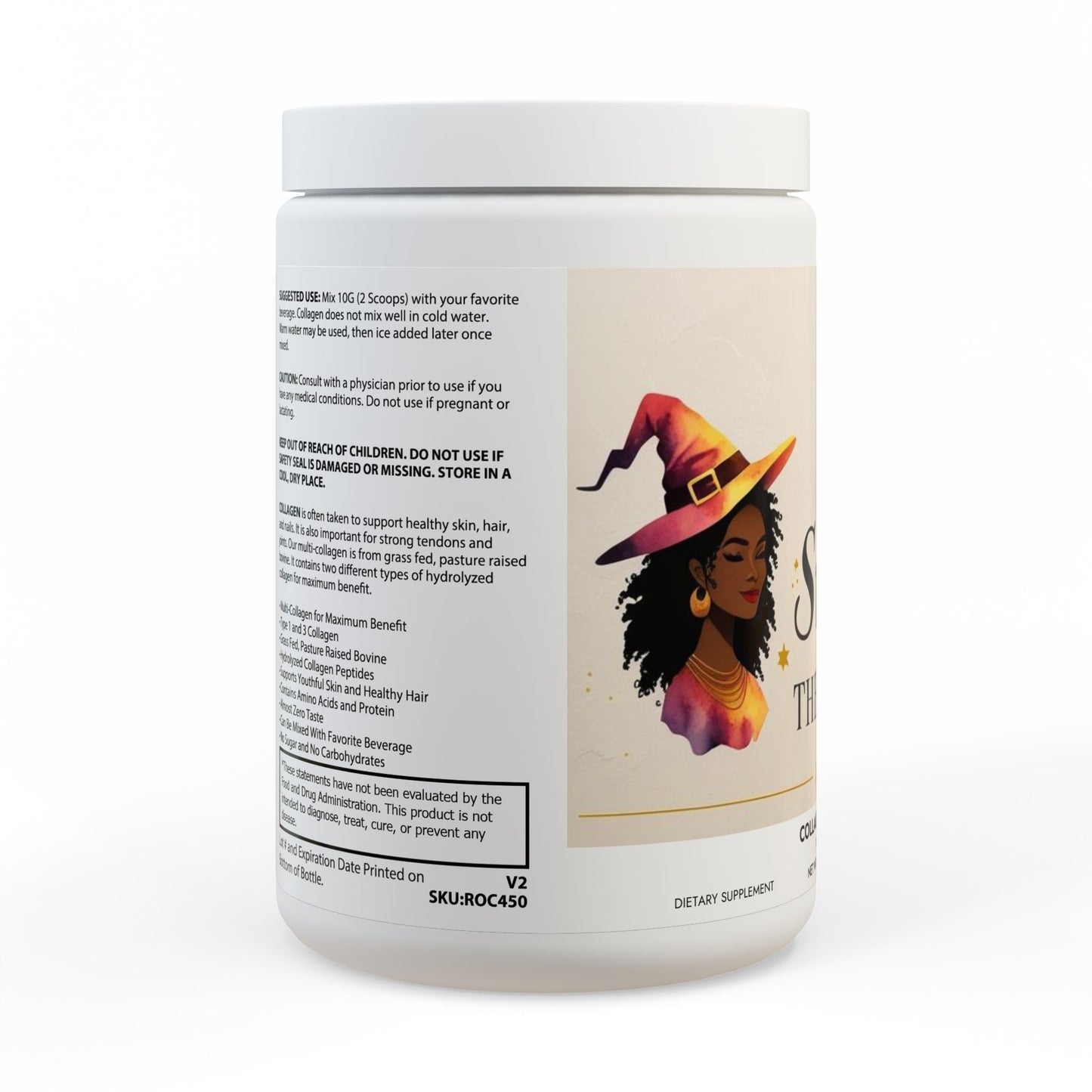 Collagen Peptides Type I & III Supplement (350g, 12.3oz)