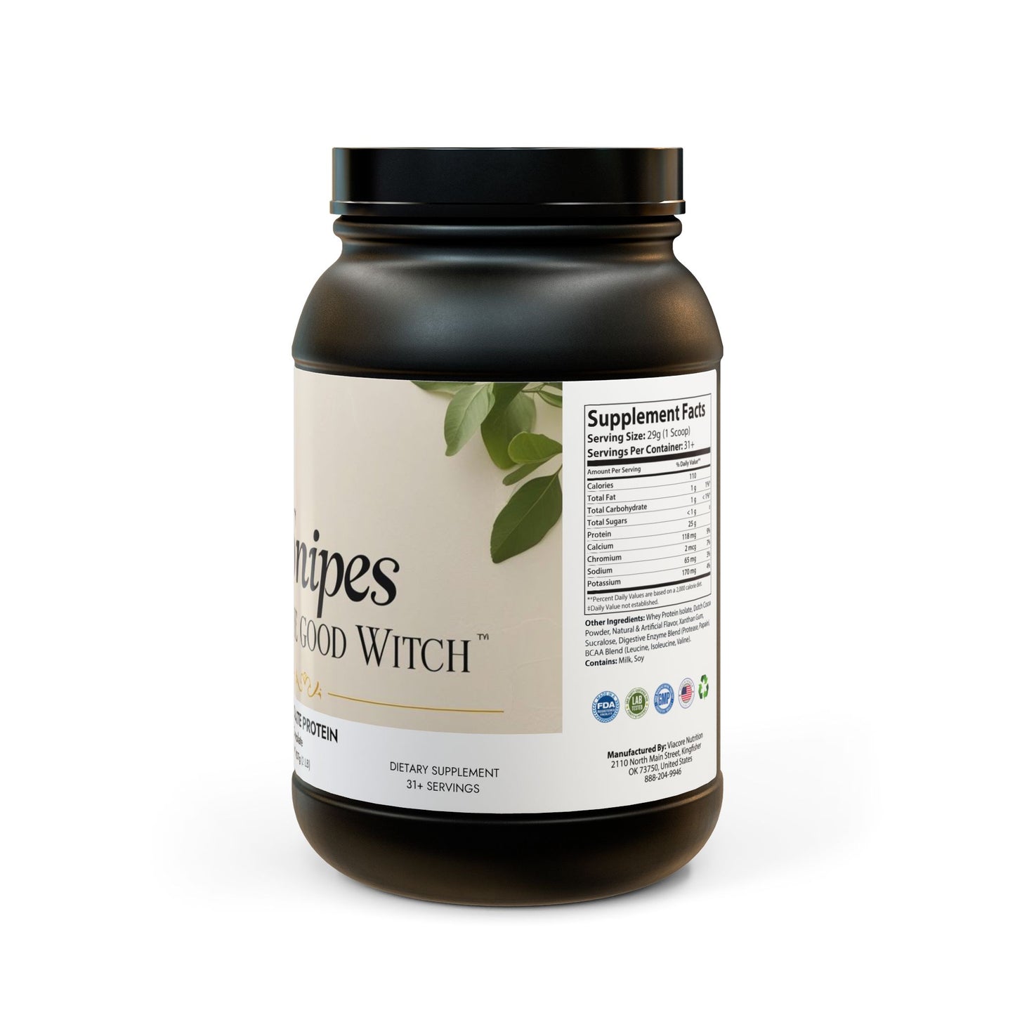 Whey Isolate Protein Supplement (907g, 2lb)