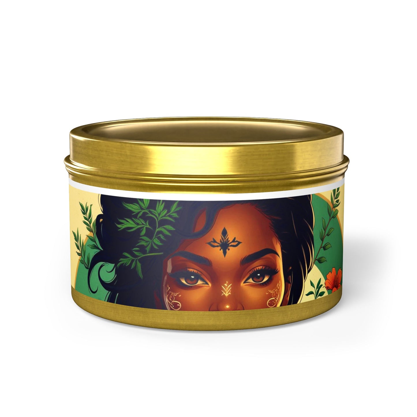 Artistic Tin Candles with Floral Design, Relaxing Home Decor, Gift for Her, Self-Care, Aromatherapy Candles, Birthday Gift