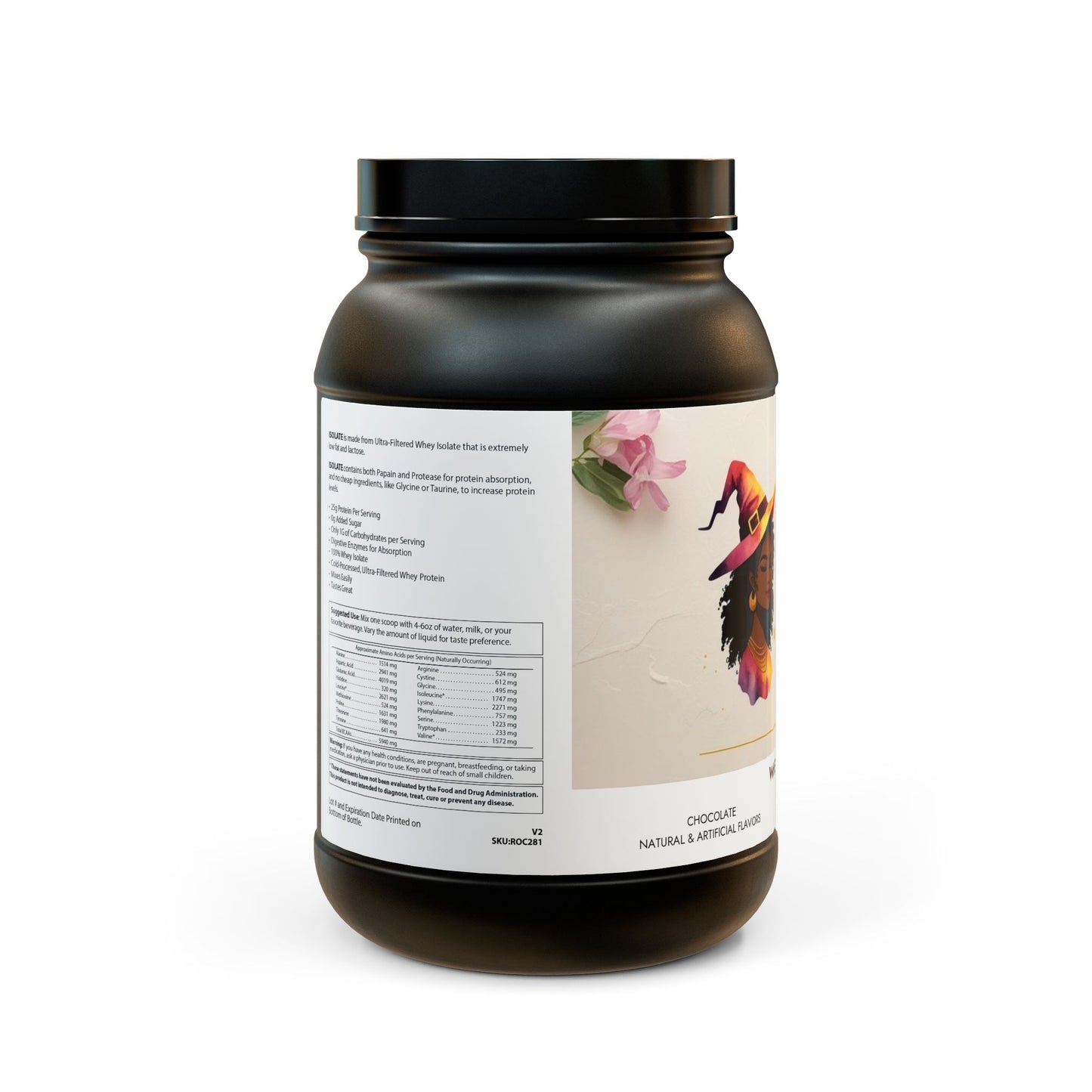 Whey Isolate Protein Supplement (907g, 2lb)