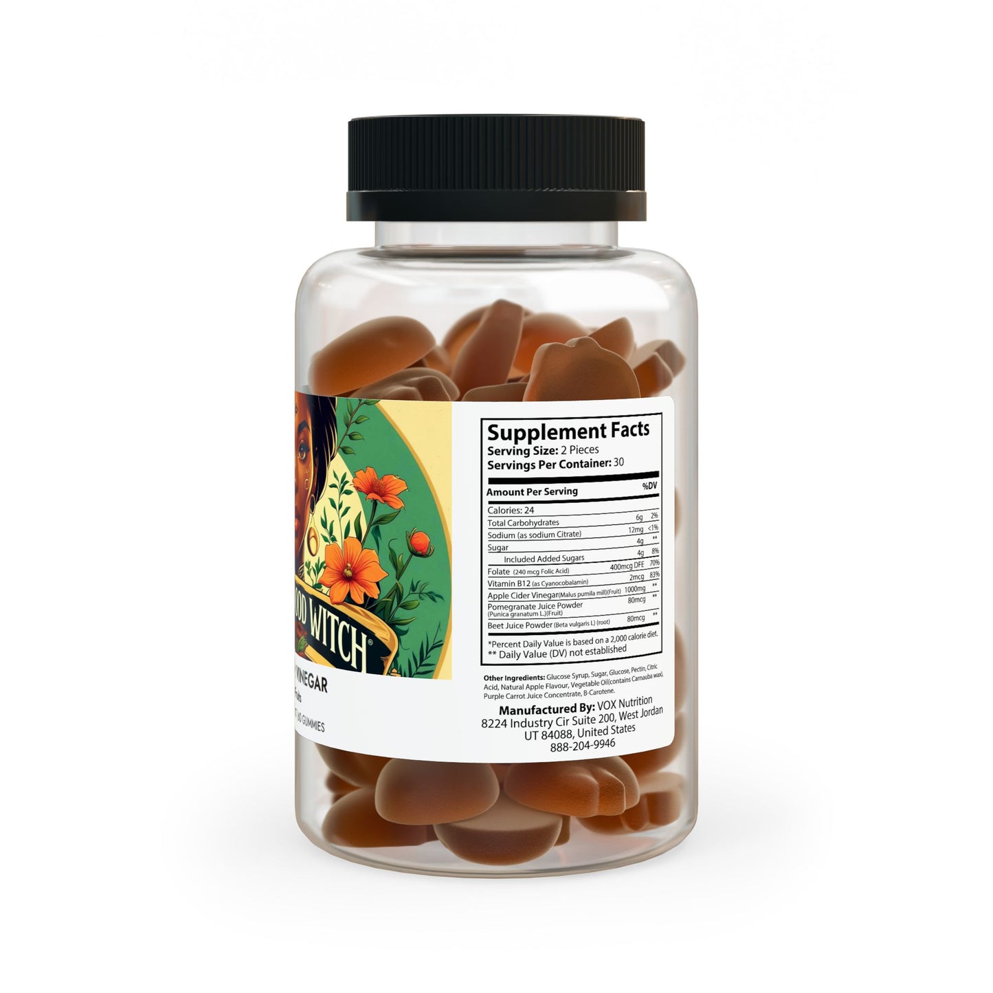 Apple Cider Vinegar Gummies (60 Gummies)