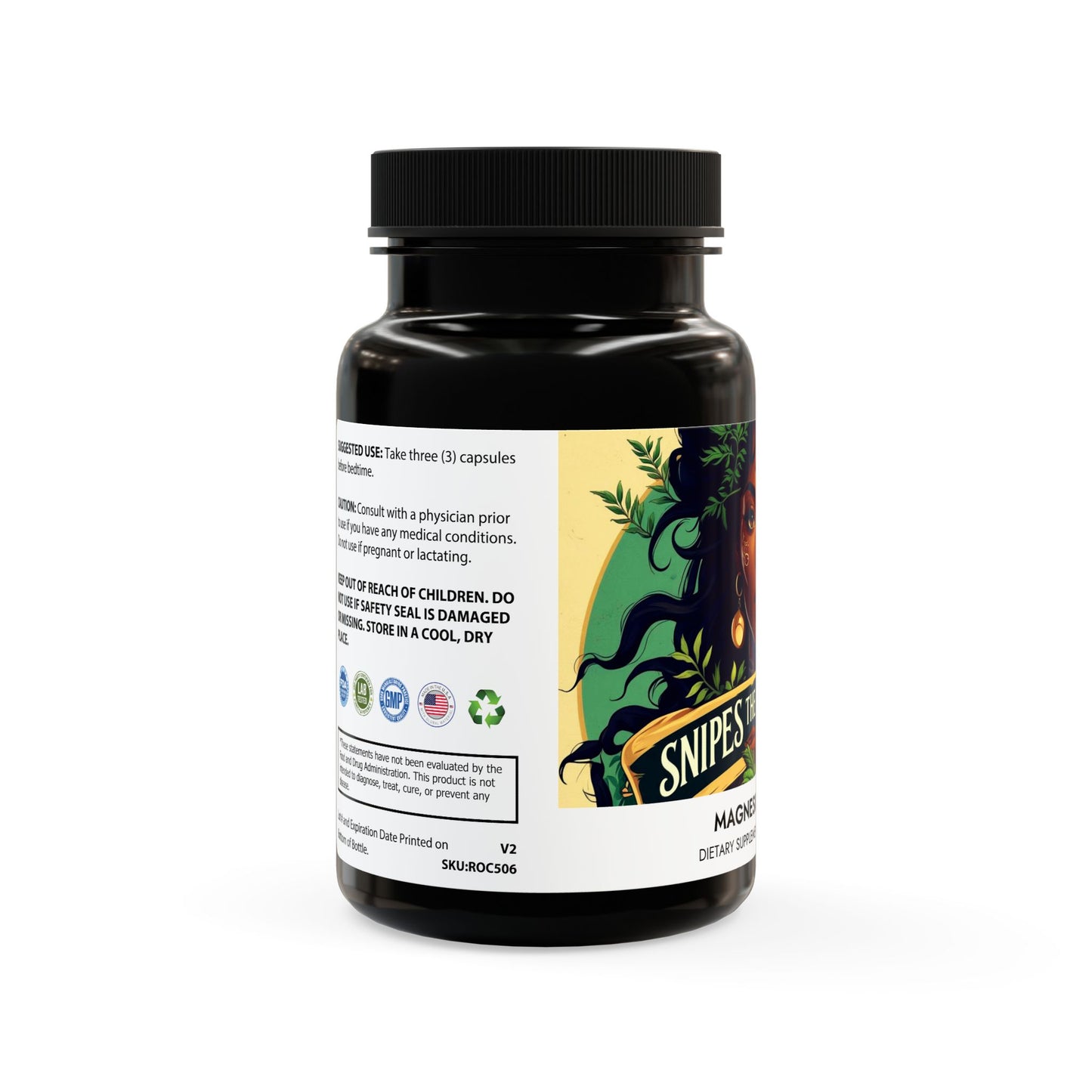 Magnesium Zinc Supplement (90 Capsules)