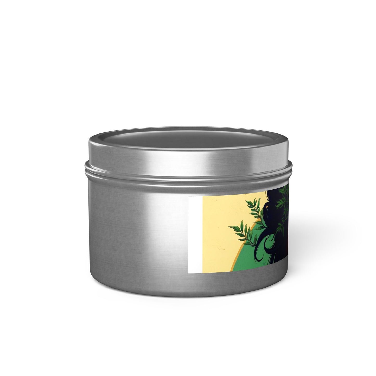 Artistic Tin Candles with Floral Design, Relaxing Home Decor, Gift for Her, Self-Care, Aromatherapy Candles, Birthday Gift