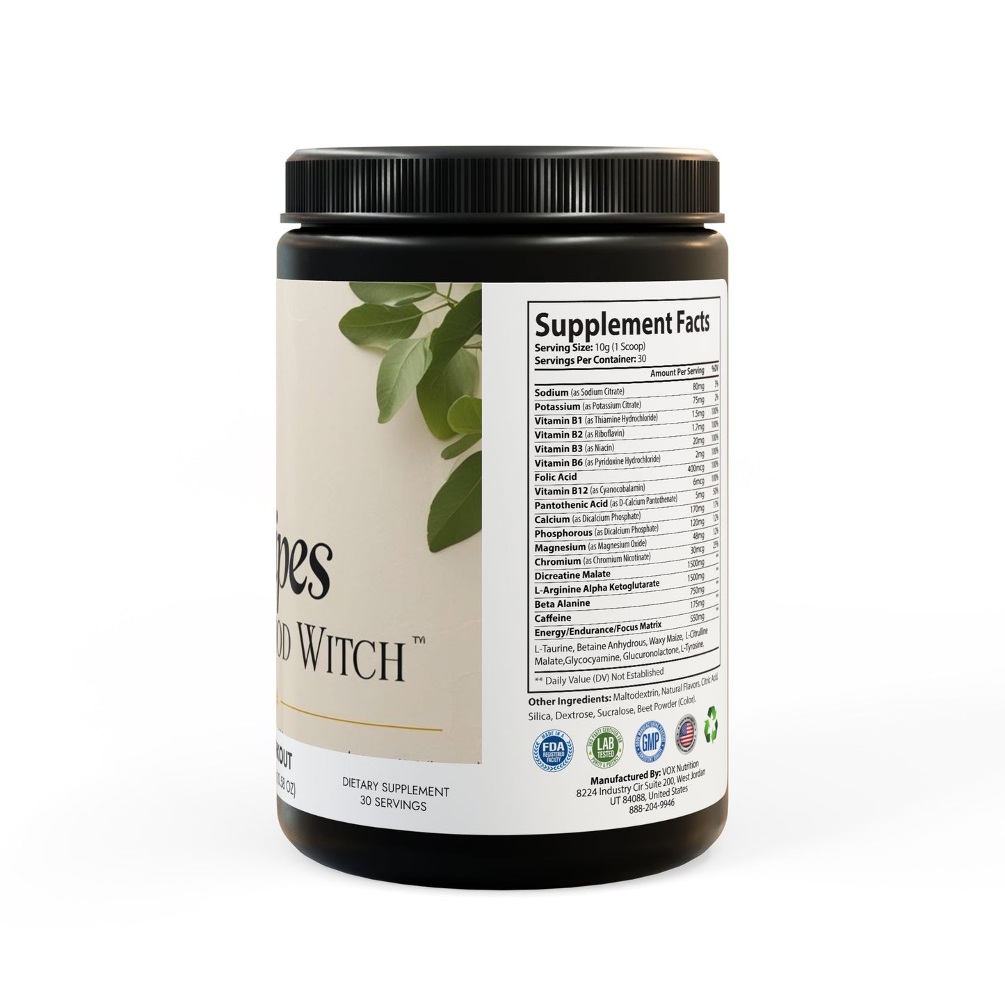 Pre-Workout Supplement, Watermelon (300g, 10.58oz)