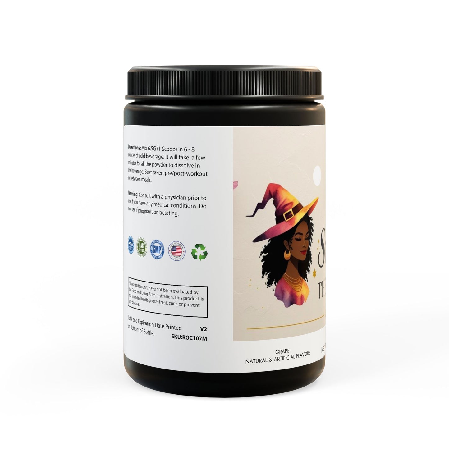 BCAA Supplement, Grape (325g, 11.46oz, 50 servings)