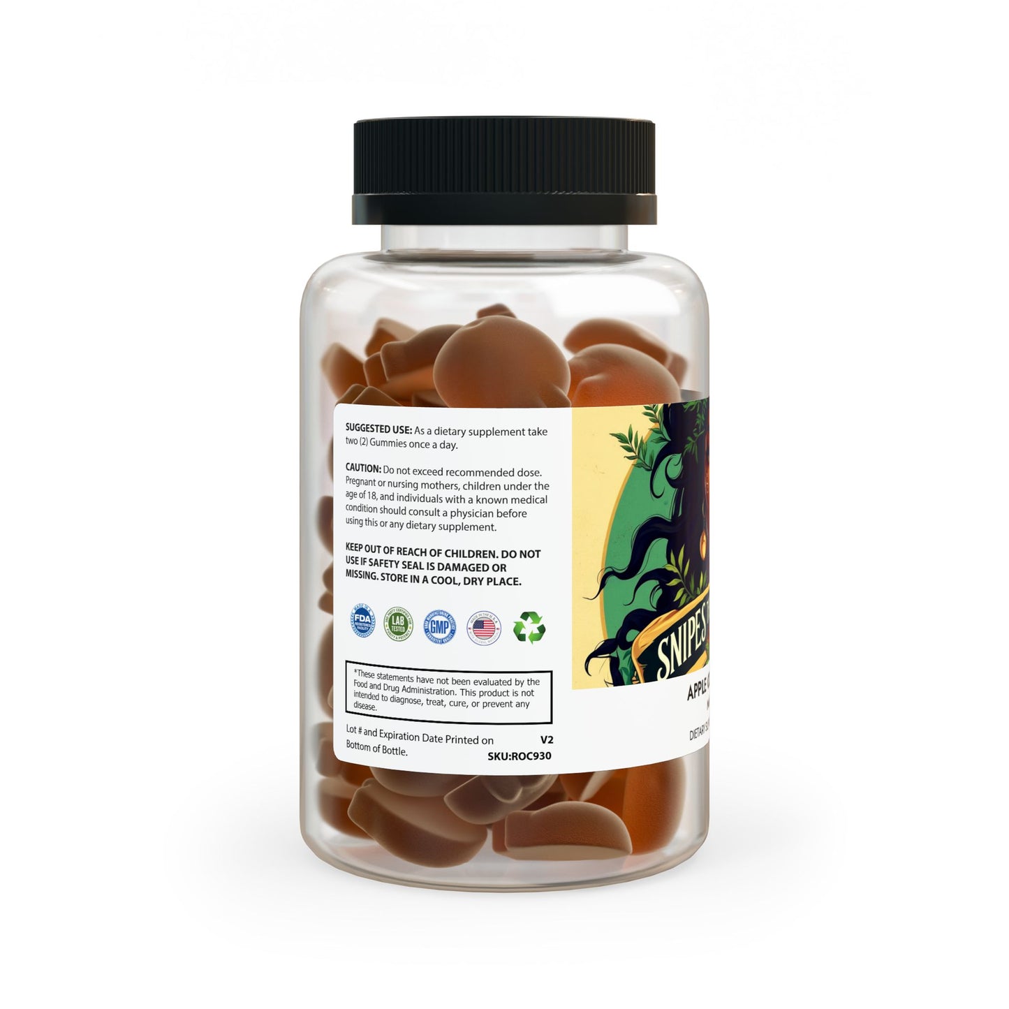 Apple Cider Vinegar Gummies (60 Gummies)