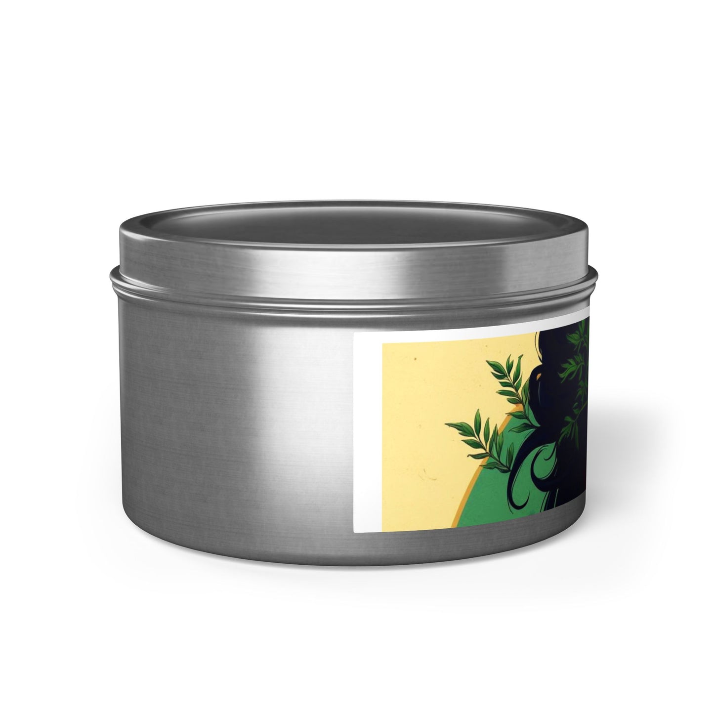 Artistic Tin Candles with Floral Design, Relaxing Home Decor, Gift for Her, Self-Care, Aromatherapy Candles, Birthday Gift