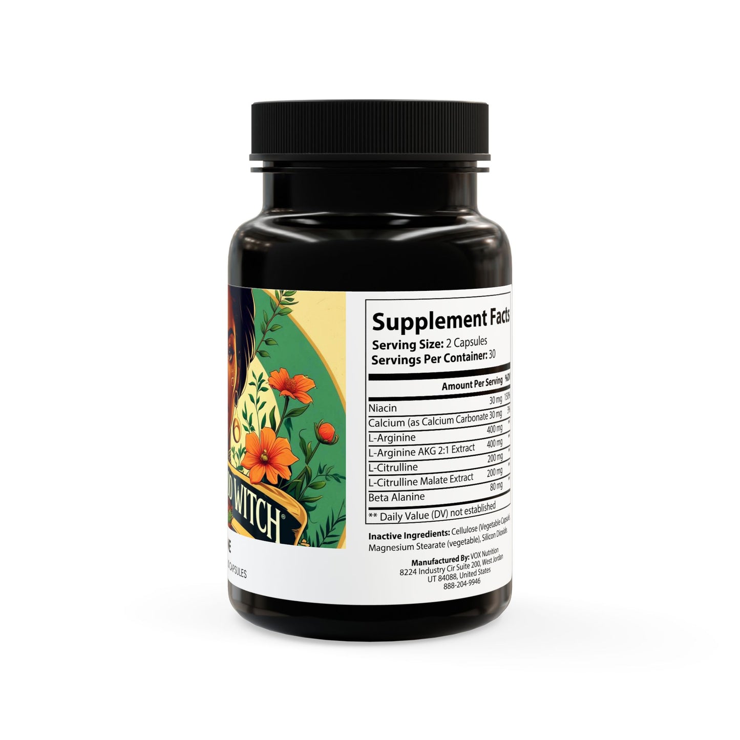 L-Arginine Supplement (60 Capsules)