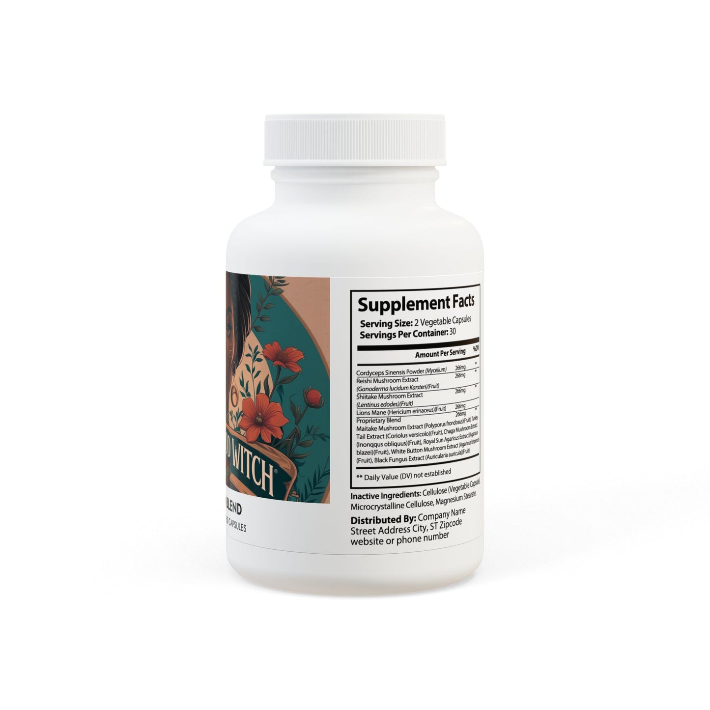 Mushroom Blend Supplement (60 Capsules)