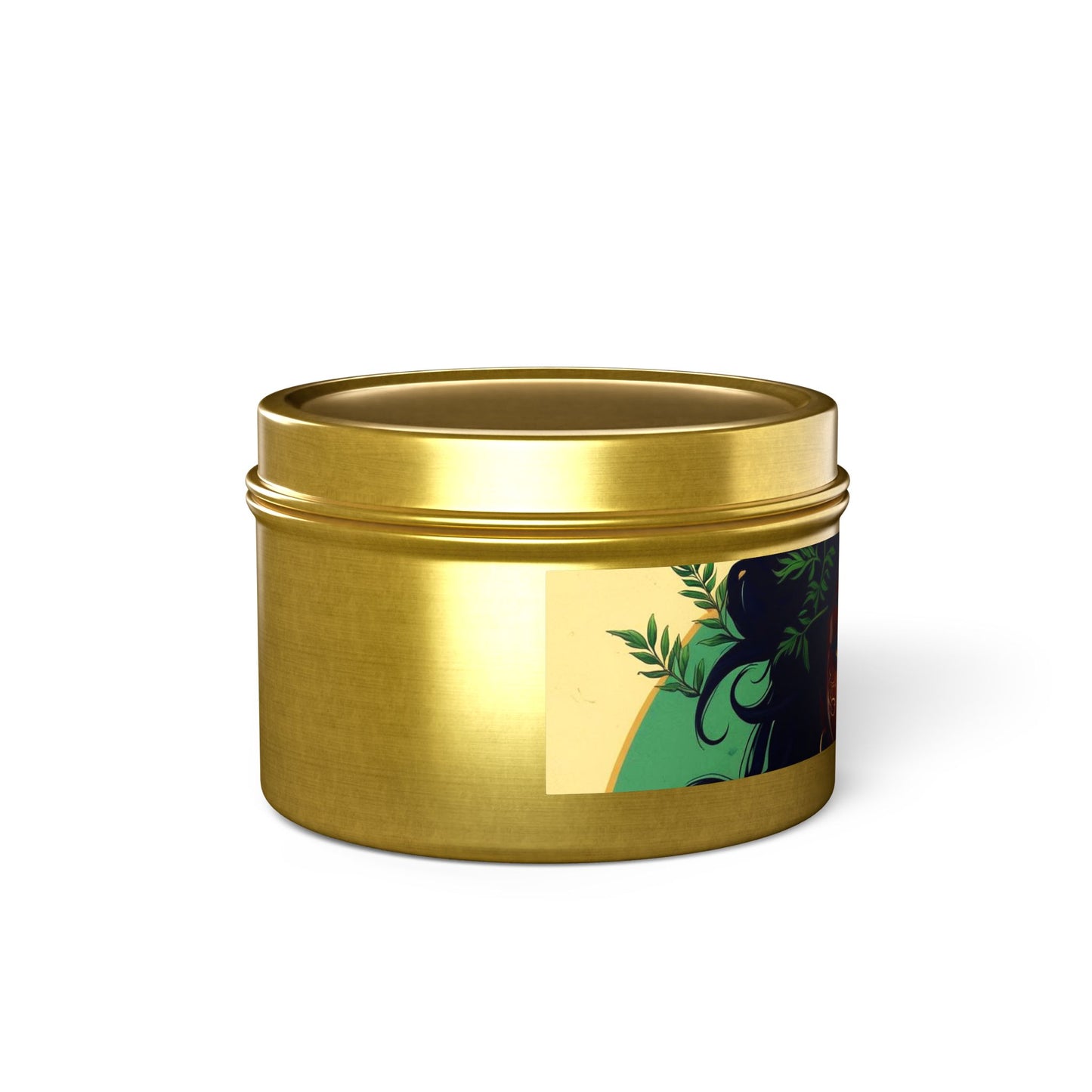 Artistic Tin Candles with Floral Design, Relaxing Home Decor, Gift for Her, Self-Care, Aromatherapy Candles, Birthday Gift