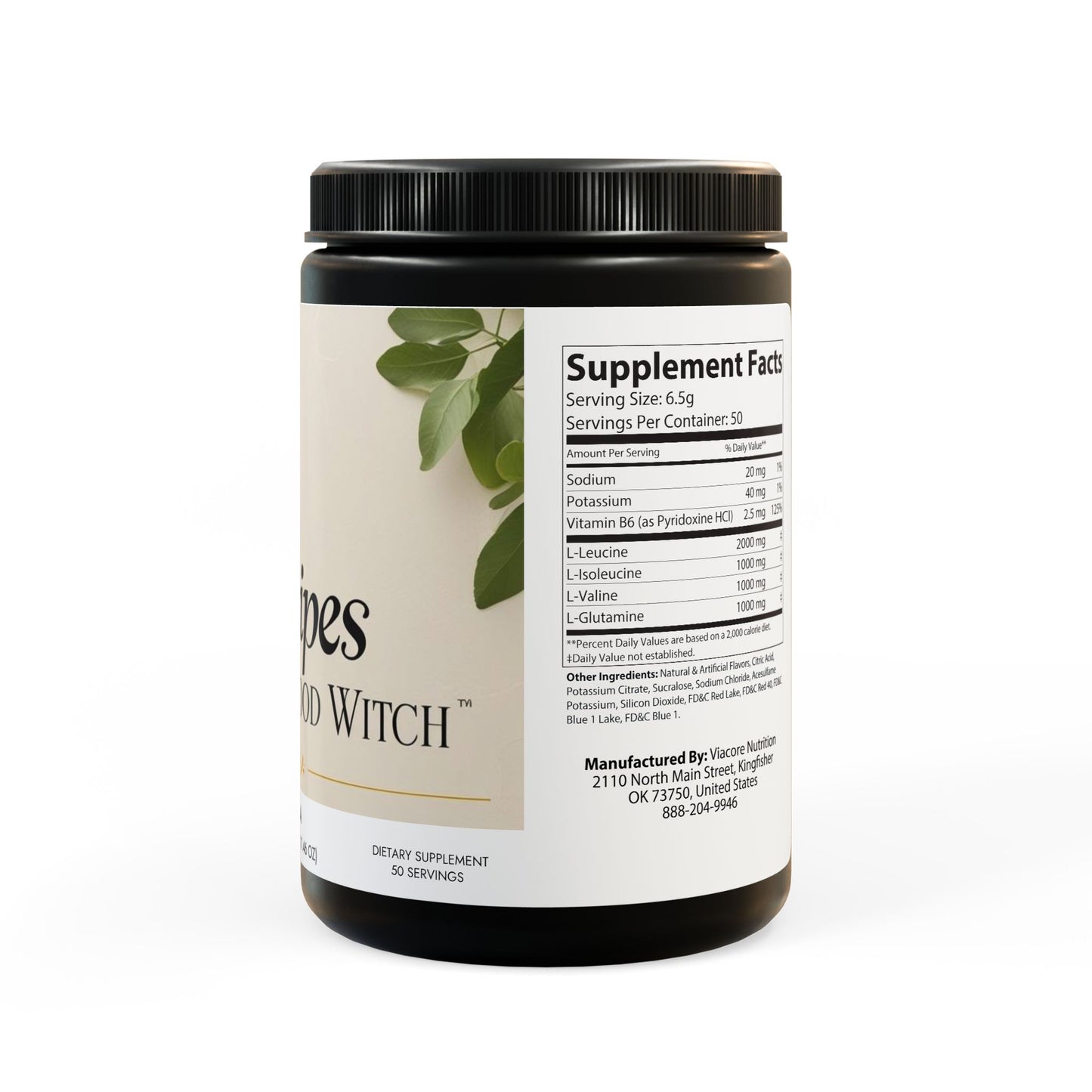 BCAA Supplement, Grape (325g, 11.46oz, 50 servings)