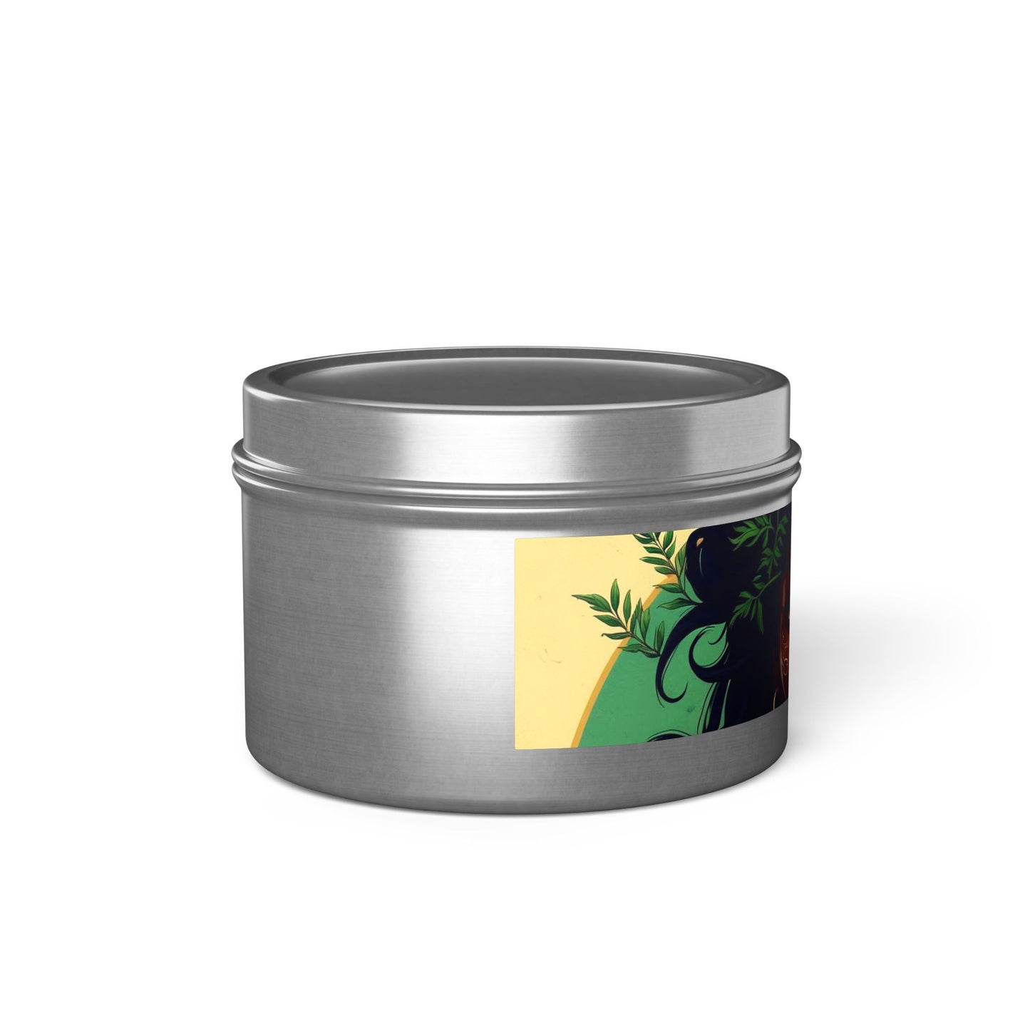 Artistic Tin Candles with Floral Design, Relaxing Home Decor, Gift for Her, Self-Care, Aromatherapy Candles, Birthday Gift