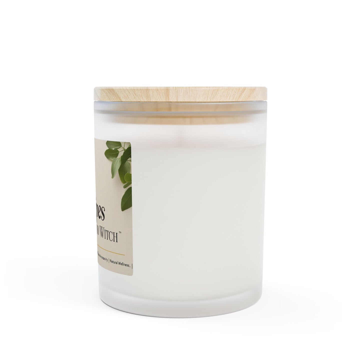 Magical Good Witch Candle - Frosted Glass 11oz, Cozy Ambiance, Perfect for Relaxation, Rituals, Gifts, Home Decor