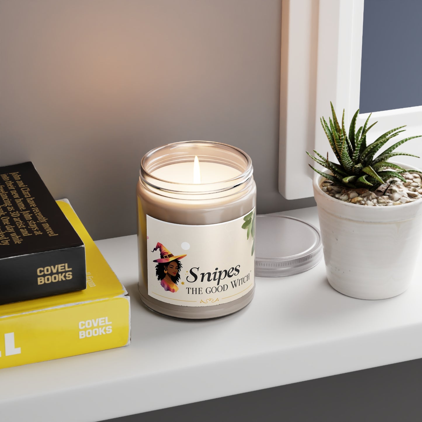 Snipes The Good Witch Scented Candle | Witchy Home Decor, Cozy Gift, Aromatherapy, Ritual Candles, Halloween Decor
